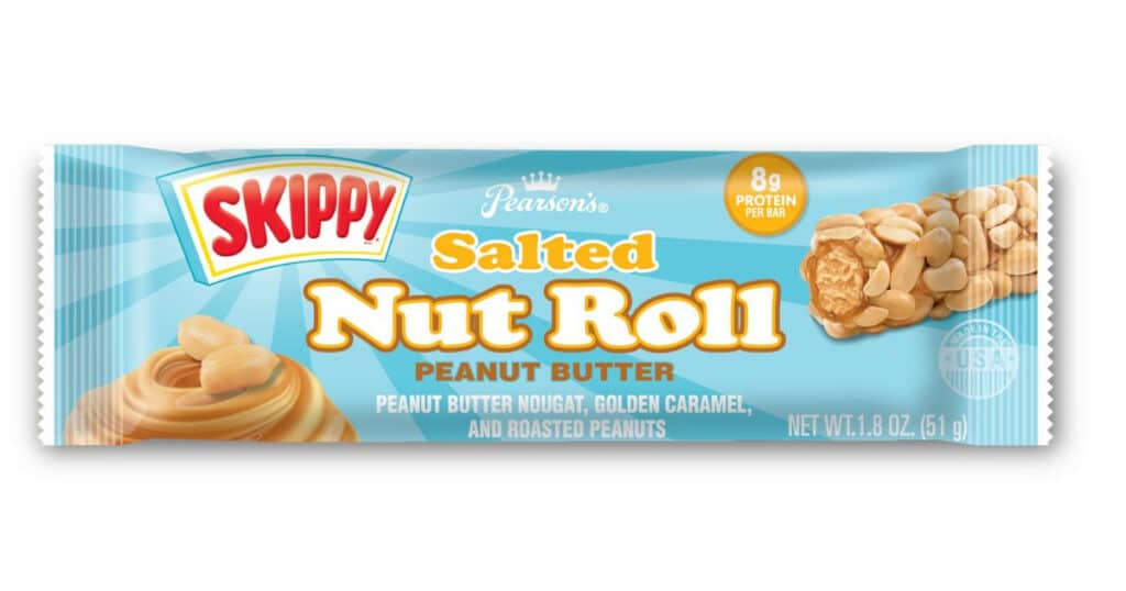 Pearson's Skippy Salted Peanut Butter Nut Roll