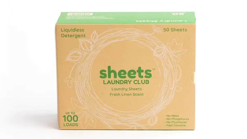 Sheets Laundry Club - Laundry Sheets Dissolvable Laundry Detergent